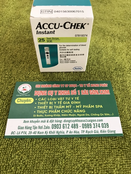 QUE ĐƯỜNG ACCUCHEK INSTANT 25 S420