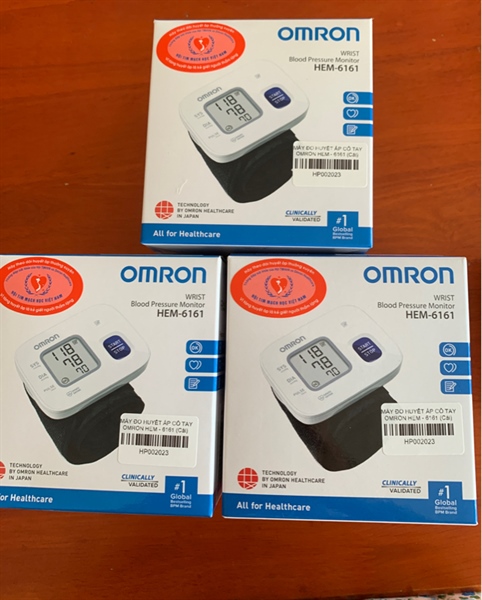 MÁY ĐO HUYẾT ÁP CỔ TAY OMRON HEM - 6161