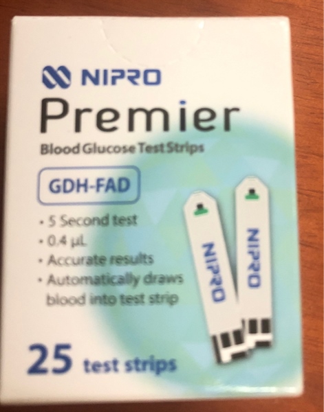 QUE THỬ ĐƯỜNG HUYẾT NIPRO 25. S340