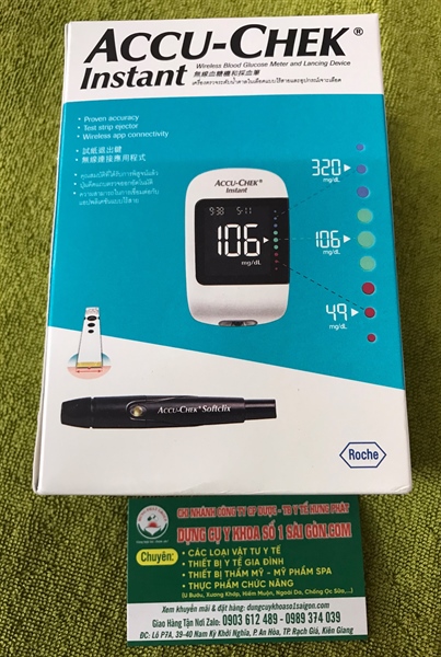 MÁY ĐO ĐƯỜNG HUYẾT ACCU-CHEK INSTANT MG/DL SC SET (09221816023)không kèm que