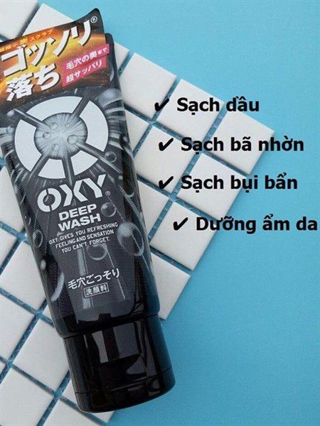 Sữa rửa mặt Oxy Deep wash 130g