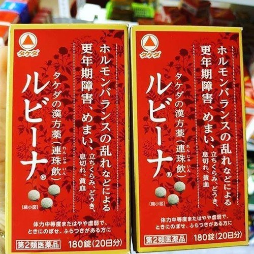 Viên uống bổ máu Rubina Nhật Bản hộp 180 viên