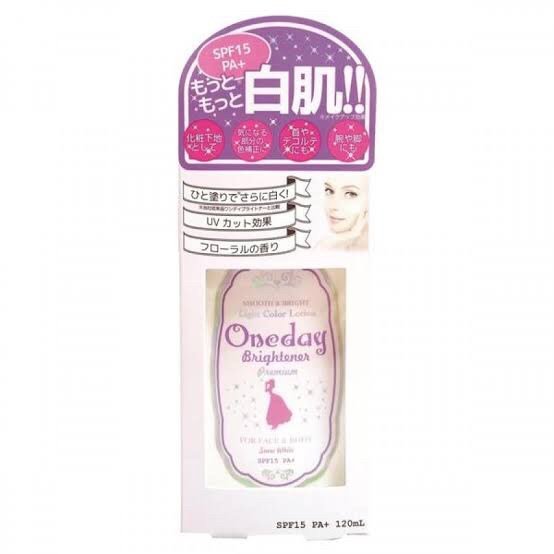 Kem dưỡng trắng da oneday màu tím