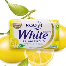 Xà Phòng Kao White hương chanh - màu vàng
