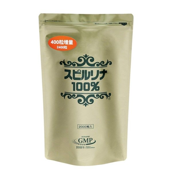 Tảo xoắn Spirulina Nhật Bản dạng túi 2400 viên