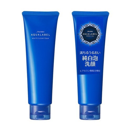 Sữa rửa mặt Shiseido AQUALABEL white clear form 130g màu xanh