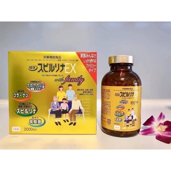 Tảo vàng EX 2000 viên Family (10h/th)