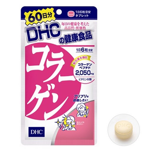 Collagen DHC túi hồng 360v- 60 ngày