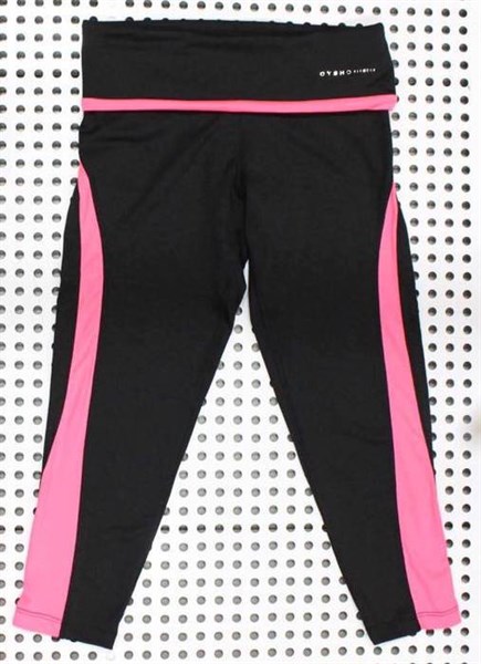 Quần lửng OYSHO Đen Hồng