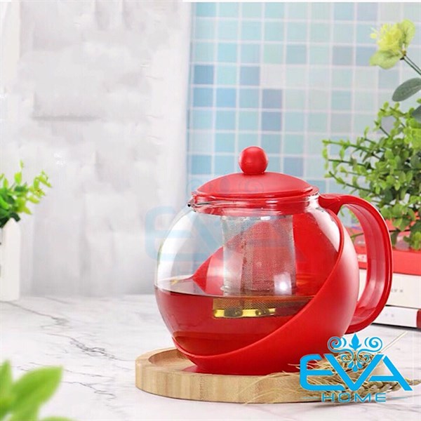 Bình Trà Thủy Tinh Ấm Trà Thủy Tinh Có Lõi Lọc 1250ml - ALL1250