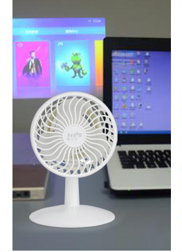 QUẠT SẠC USB ĐỂ BÀN MINI XOAY 360 ĐỘ