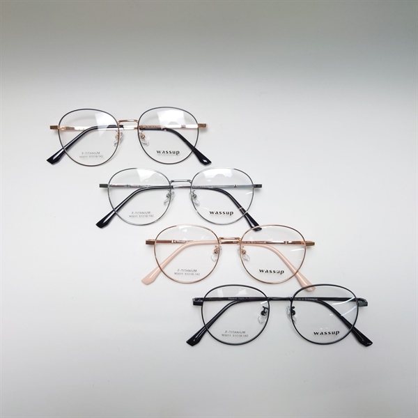 Kính kim loại Wassup M3011 - Đen/Hồng/Trắng/Hồng Đen