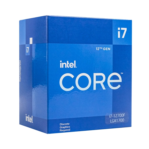 CPU INTEL CORE I7-12700F (UP TO 4.8GHZ, 12 NHÂN 20 LUỒNG, 25MB CACHE, 125W)