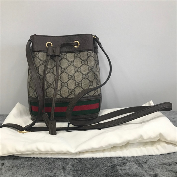 Túi nano nóe GG Xám Nâu +