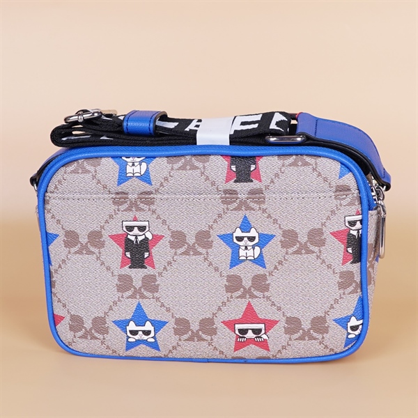 Túi CN Karl Lagerfeld Họa Tiết Viền Xanh KG+