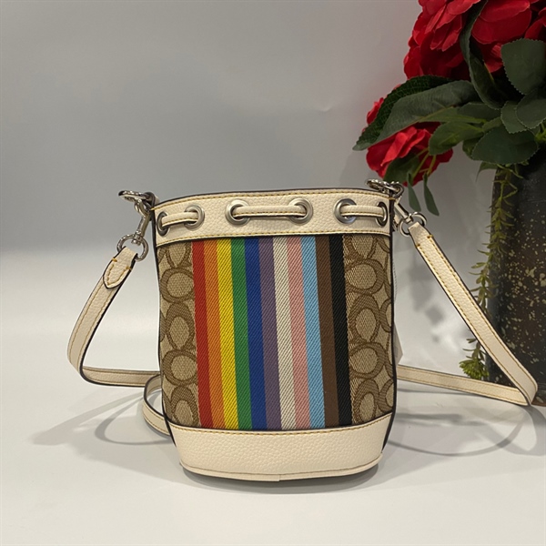 Túi Coach cầu vồng KG