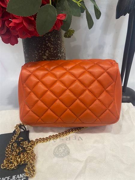 Túi Versace cam KG+