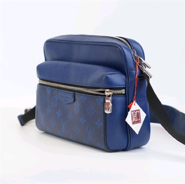 Túi LV hoa xanh dương KG+