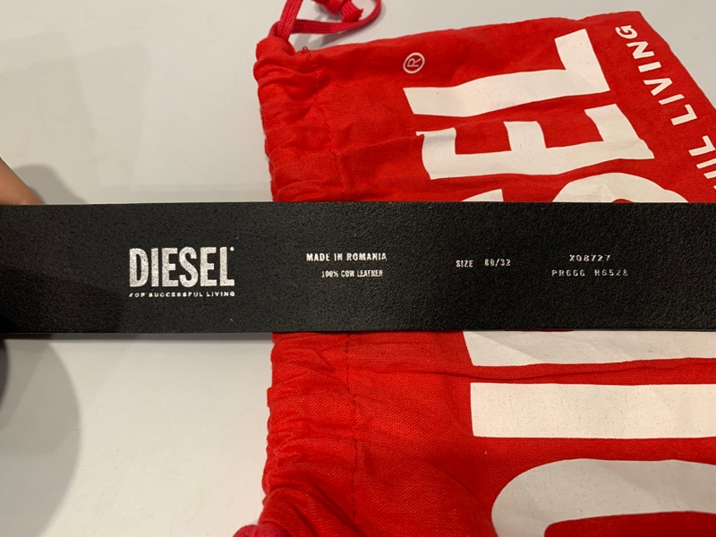 Thắt lưng Diesel đen +