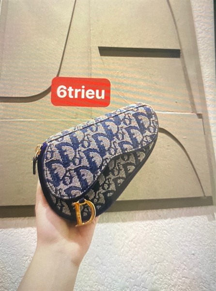 Túi xanh khoá D Dior