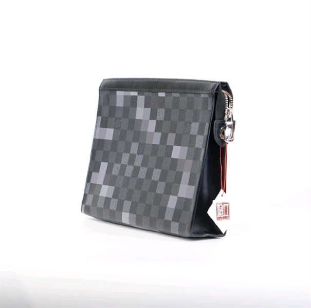 Túi LV ô vuông đen KG+