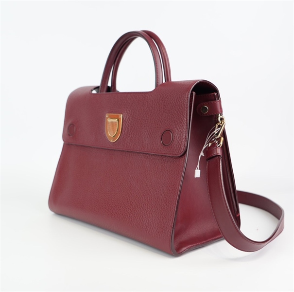 Túi Dior màu đỏ tím sz 28cm+