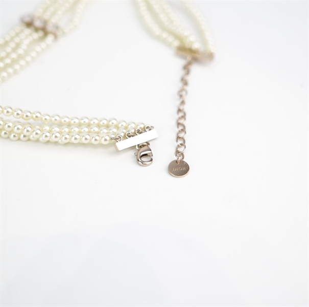 Dây chuyền Dior ngọc trai 4 sợi KG+
