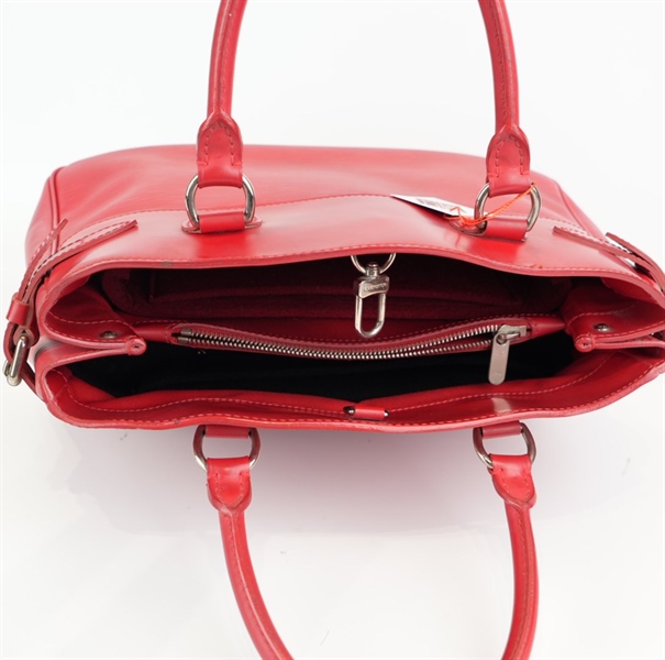 Túi LV xách tay vân đỏ 32cm +