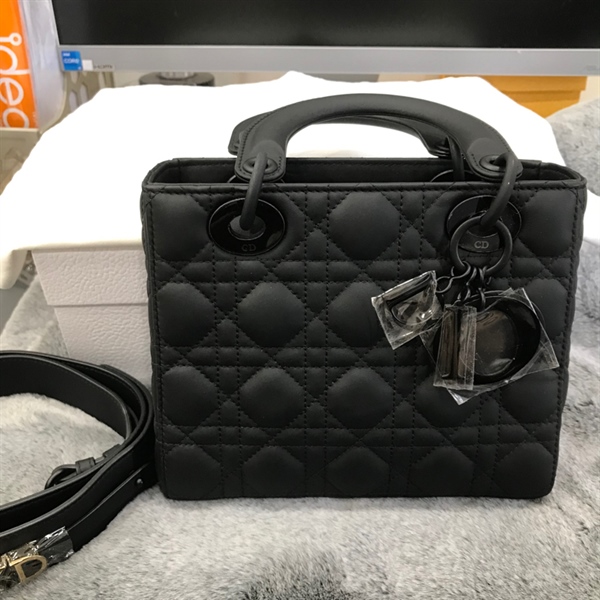 Túi Lady Dior Đen+