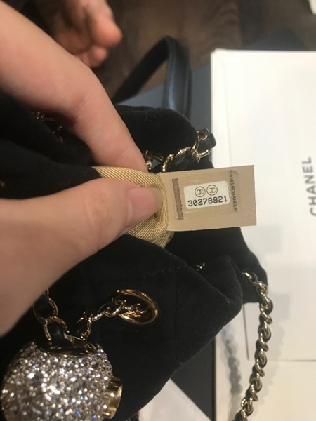 Túi CC lông đen KG+