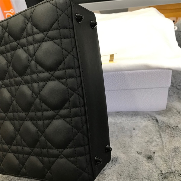 Túi Lady Dior Đen+