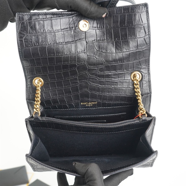 Túi YSL đen KG+