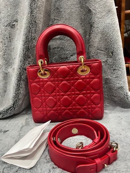 Túi dior lady đỏ+