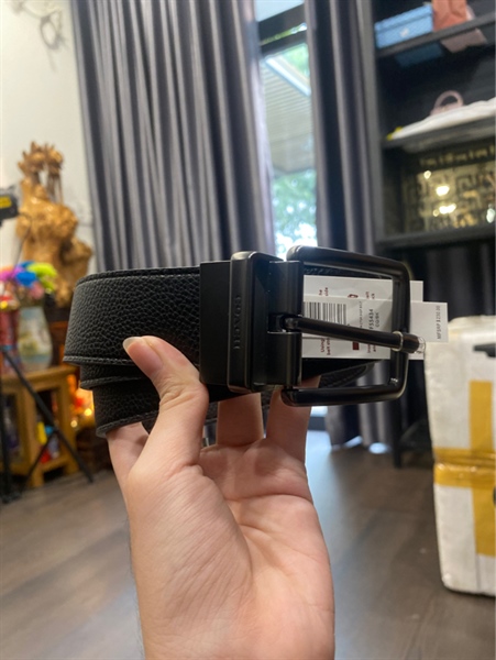 Thắt lưng Coach đen KG+