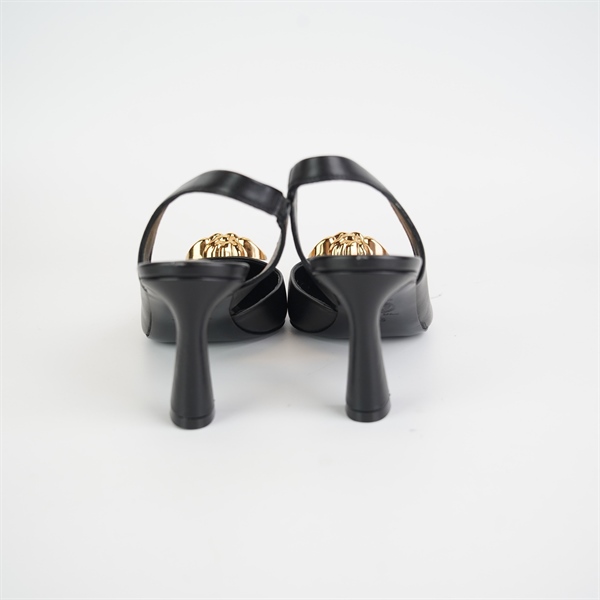 Giày Versace đen gót nhọn size 36 KG+