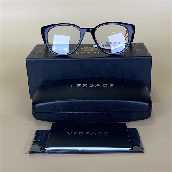 Kính Versace gọng đen KG+