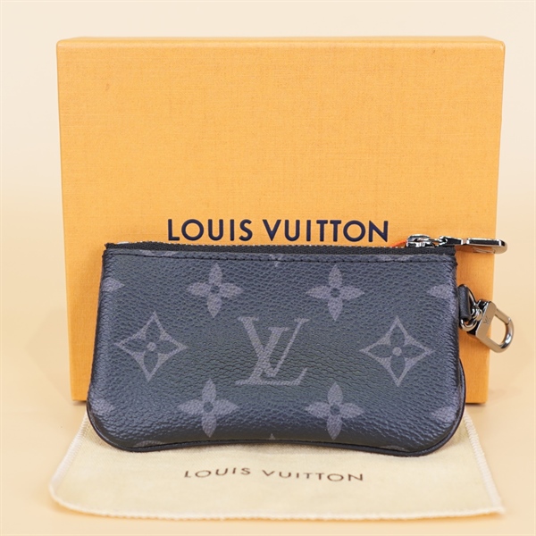 Charm LV đen xám +