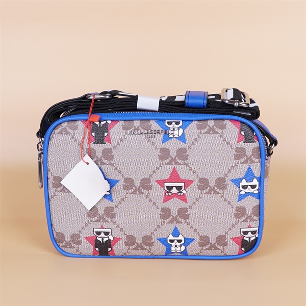 Túi CN Karl Lagerfeld Họa Tiết Viền Xanh KG+