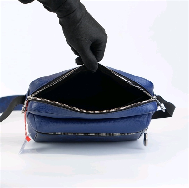 Túi LV hoa xanh dương KG+