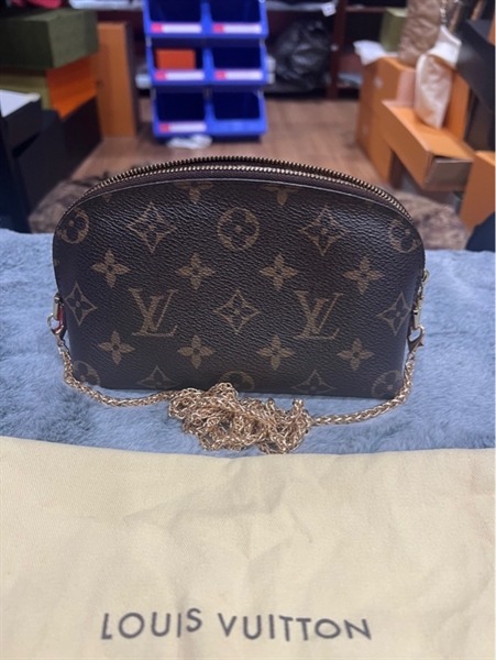 Ví Cầm Tay LV Hoa Nâu+