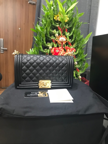 Túi Chanel Boy Đen+