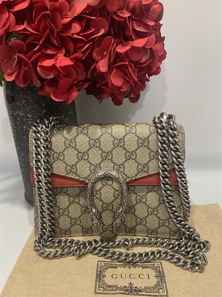 Túi Gucci Red Suede +