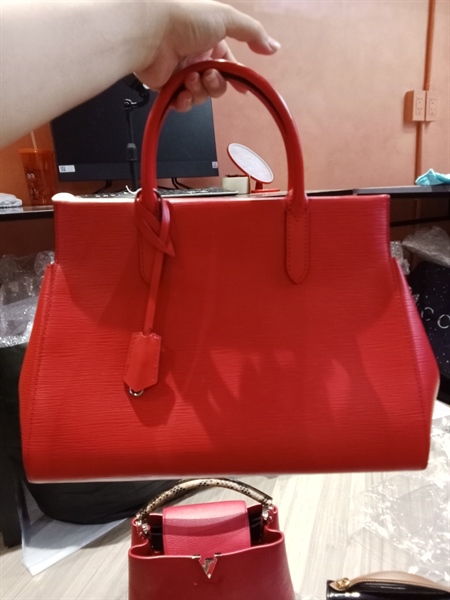 Túi LV vân đỏ +