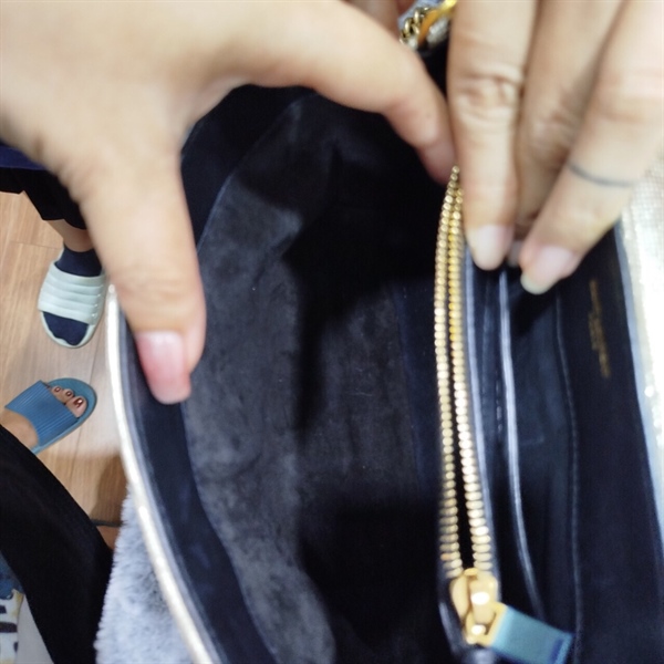 Túi YSL Màu Vàng Ánh Kim KG+