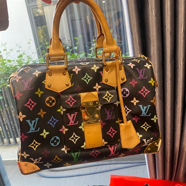 Túi LV họa tiết nhiều màu KG+