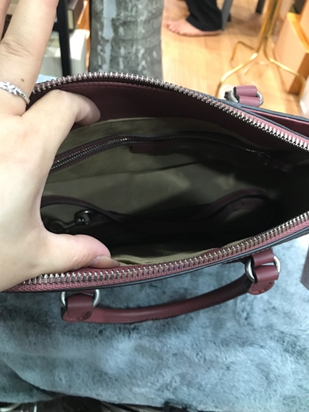 Túi xách GG xám hình hoa đào 32cm+