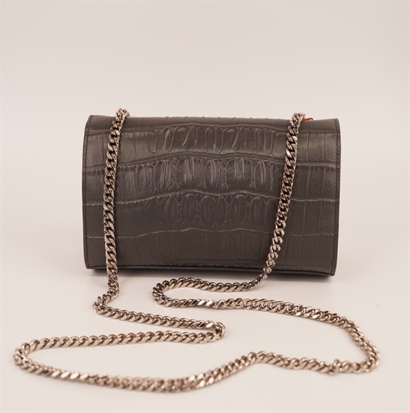 Túi YSL vân da xám ++