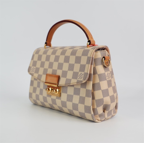 Túi LV Croisette ô vuông trắng kem (TR1157) Sz 22 KG+