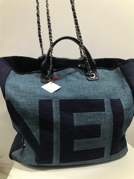 Túi Chanel Neverfull Xanh KG+