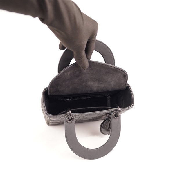 Túi Dior Lady so black size 22cm KG+